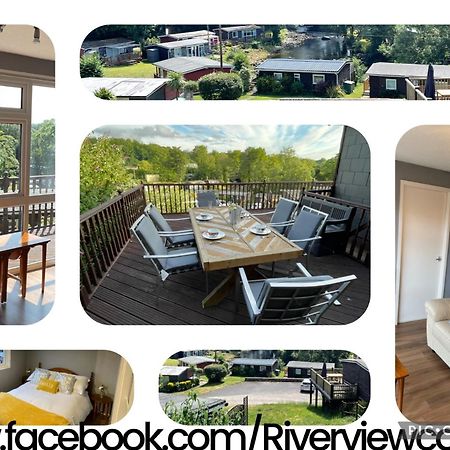 180 River View Cabin Caeathro エクステリア 写真